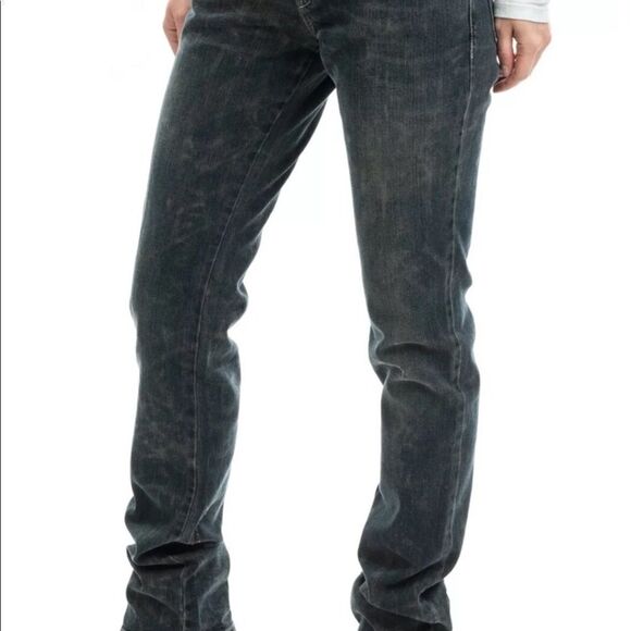 🔥Host Pick🔥John Richmond Distressed / Dyed Jeans Sz 26 NWT Made In Italy - Picture 4 of 4